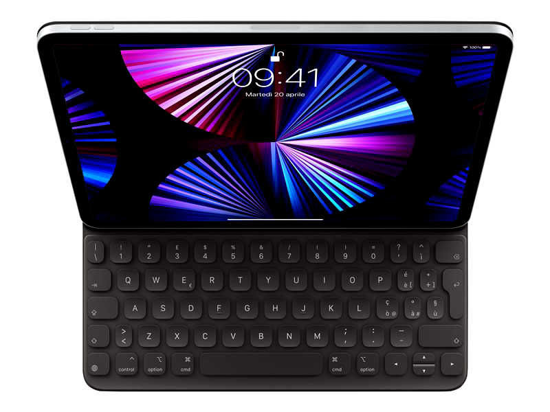 Apple MXNK2HN/A Smart - keyboard and folio case - QWERTY - US
