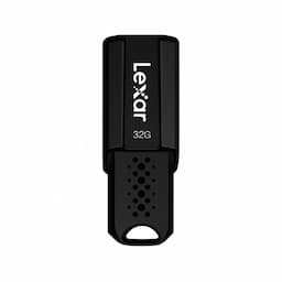 Lexar LJDS080032G-BNBNG JumpDrive S80 32 GB USB 3.1, 130 Mbps Read Speed Pen Drive - Black
