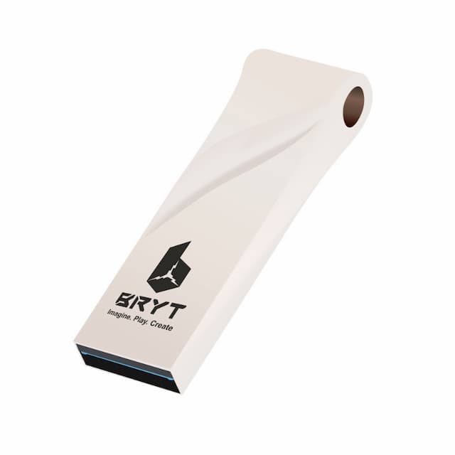 BRYT BR-5001-40 Metal Body Flash Drive USB 3.1 High-Speed Type A Pendrive With 3 Years Warranty 64 GB Pen Drive(Silver)