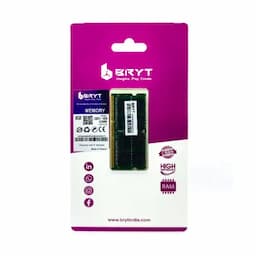 BRYT BR-5001-10 Standard DDR3 8 GB (Dual Channel) Laptop DRAM (RAM DDR3 SO DIMM , 1600MHz , 240 Pins , RAM Memory for Laptop), Black
